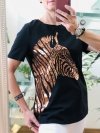 T-shirt Zebra Black