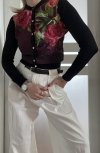 Rozpinany Sweter Ted Baker Viscosa Casual Flowers