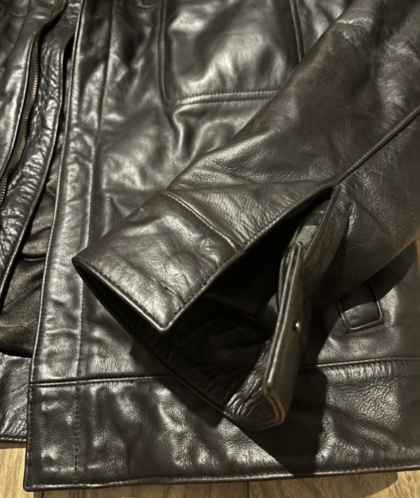 Skórzana Kurtka Leather Brown Vintage