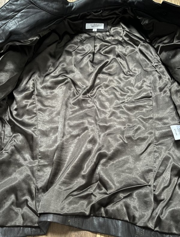 Kurtka Leather Brown Next Oversize
