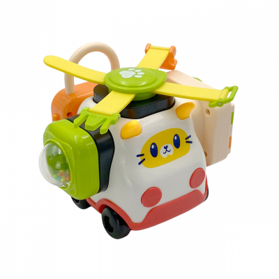 Woopie Baby Zestaw Montessori Samochód Manipulacyjny Konstrukcyjny Kotek 1