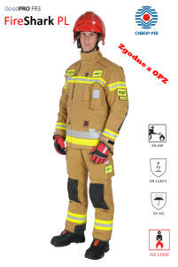 Ubranie Specjalne 3 częściowe GoodPro FireShark FR3 z CNBOP i OPZ 