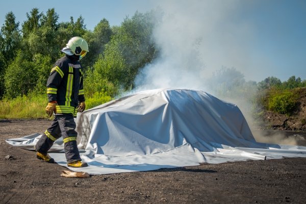 Samochodowa płachta gaśnicza Padtex Insulation SPG 6x9 Wielokrotnego użytku