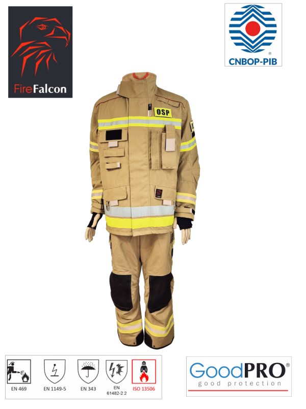 Ubranie Specjalne lekkie 2 częściowe GoodPro FireFalcon z CNBOP i OPZ 