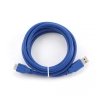 Kabel GEMBIRD CCP-MUSB3-AMBM-0.5M (USB M - Micro USB M; 0,50m; kolor niebieski)