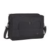 RIVACASE TORBA NA LAPTOP 17,3 TEGEL, CZARNA, MATERIAŁ WODOODPORNY, KIESZENIE NA TABLET 10,1, SMARTFON, DOKUMENTY, AK