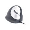 Ergonomiczna mysz dla praworęcznych R-Go Pele HE USB duża czarna/srebrna retail
