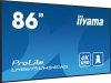 IIYAMA Monitor 85.6 calowy LH8675UHS-B1A, 24/7,IPS,ANDROID.11,4K,500cd/m2,WiFi,3xHDMI,DP,Daisy/Chain,2xUSB,2x10W,RJ45,iiSignage2
