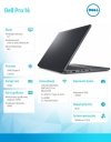 Dell Laptop Dell Pro 14 PC14255/AMD Ryzen 5 220/16GB/512GB SSD/14.0 FHD+/Radeon 740M/FgrPr/FHD/IR Cam/Mic/WLAN+BT/Backlit Kb/3 Cell/W11Pro