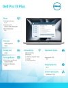 Dell Laptop Dell Pro 13 Plus PB13255/Ryzen AI 5 PRO 340/32GB/1TB SSD Gen4/13.3 FHD+/Radeon 760M/FgrPr&SmtCd/FHD/IR Cam/Mic/WLAN+