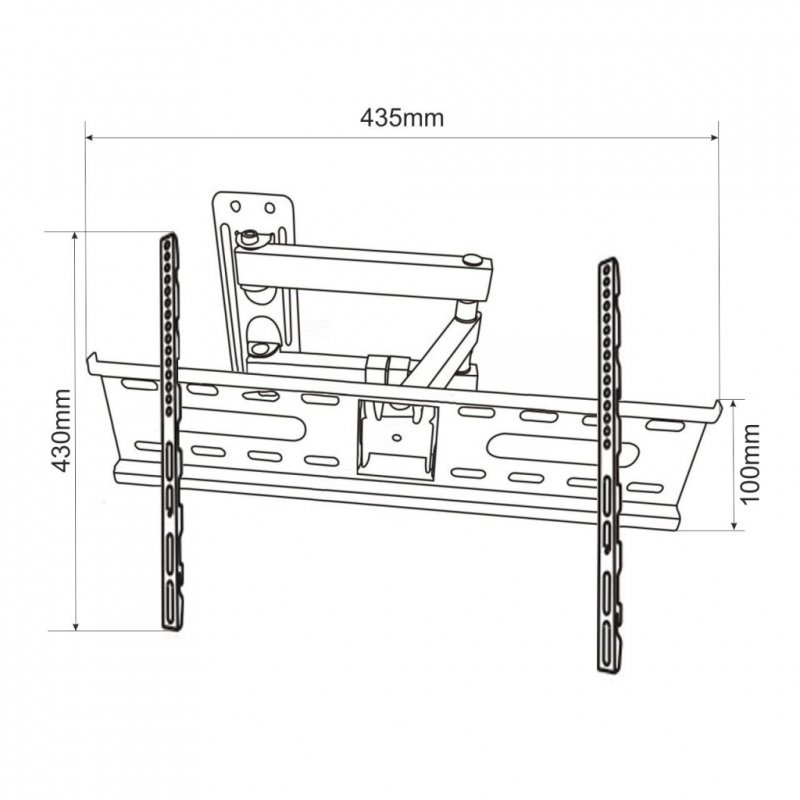 UCHWYT DO TV LED/LCD 26-55&quot; 30KG CV-23 regul. pion/poziom OEM