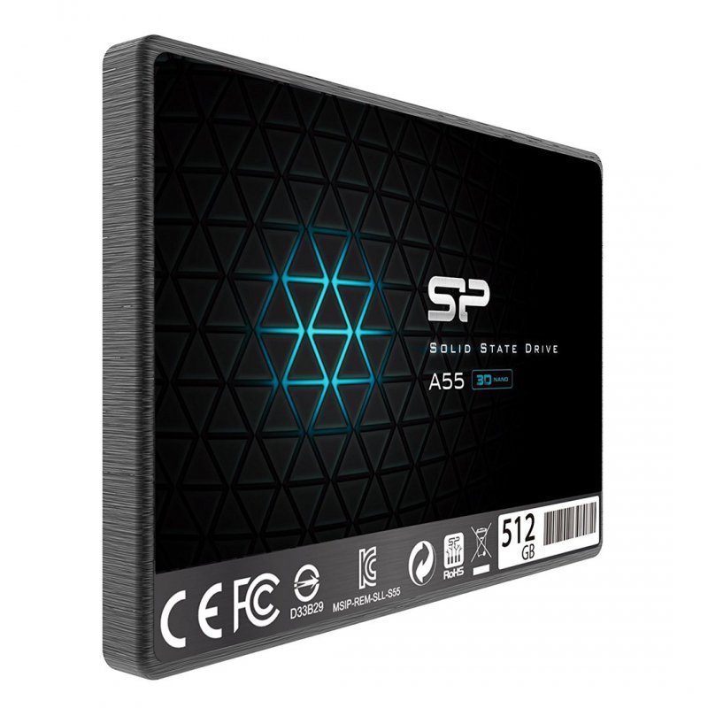 Dysk SSD Silicon Power Ace A55 512GB 2,5&quot; SATA III 560/530 MB/s (SP512GBSS3A55S25)