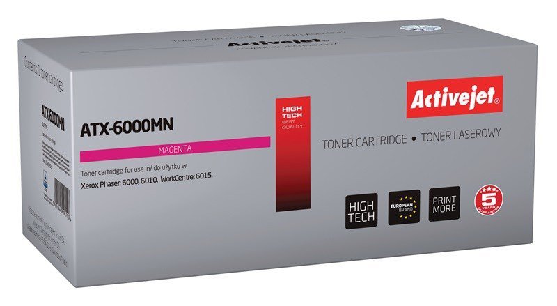Activejet ATX-6000MN Toner (zamiennik Xerox 106R01632; Supreme; 1000 stron; czerwony)