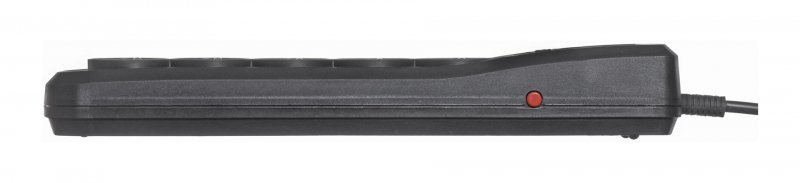 Listwa przeciwprzepięciowa Activejet 5gn/5m/cz (10A; 2300W) 5m; kolor czarny