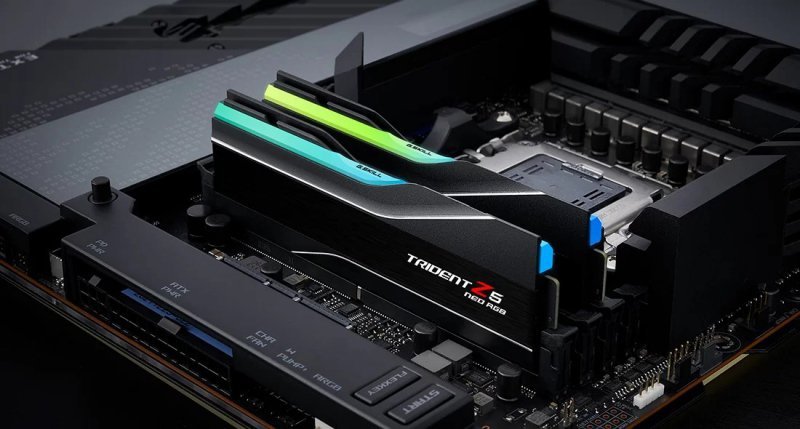 G.SKILL TRIDENT NEO AMD RGB DDR5 2X32GB 6000MHZ CL26 BLACK F5-6000J2636H32GX2-TZ5NR