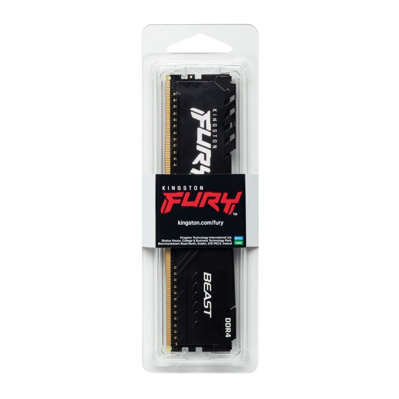 Kingston FURY DDR4 8GB (1x8GB) 3600MHz CL17 Beast Black