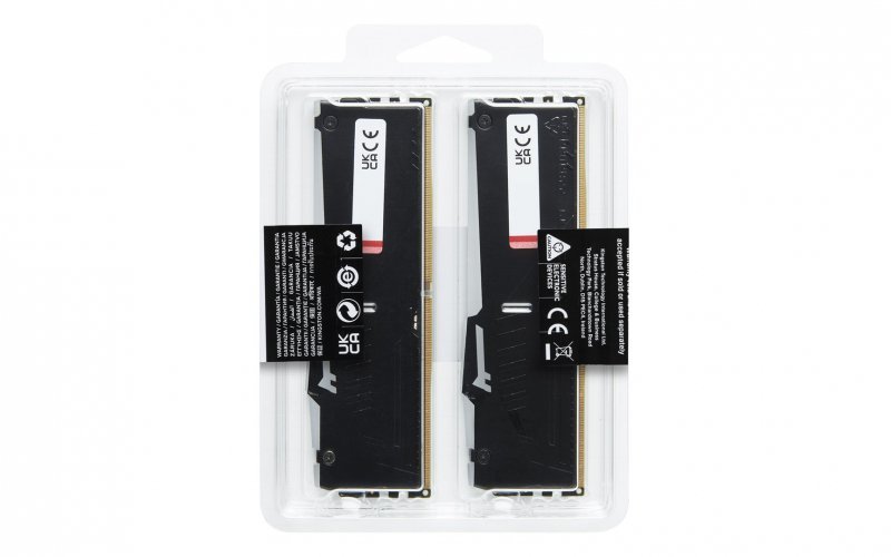 KINGSTON DDR5 32GB 6000MT/s CL30 DIMM (Kit of 2) FURY Beast RGB XMP