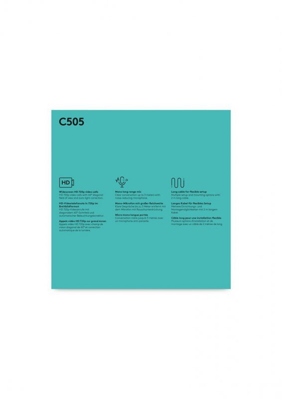 KAMERA LOGITECH C505 HD