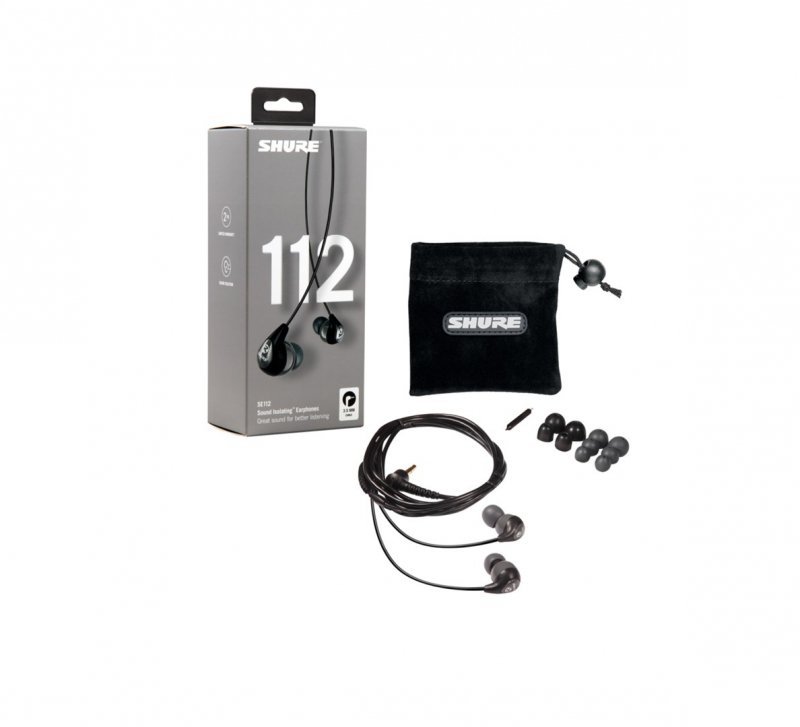 Shure SE112 Słuchawki, szare | Shure