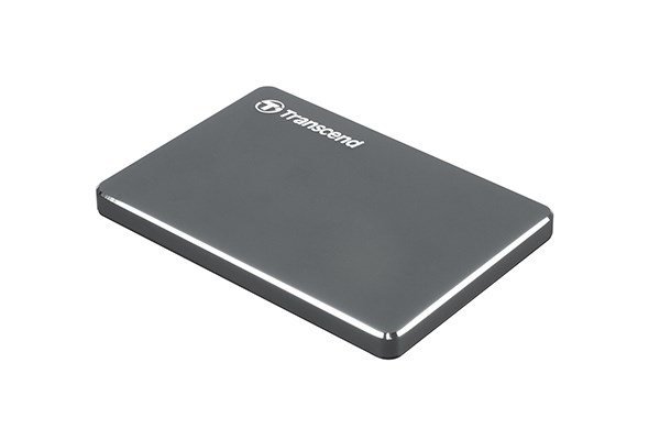 Zewnętrzny dysk twardy TRANSCEND StoreJet 1TB USB 3.1 Iron Grey