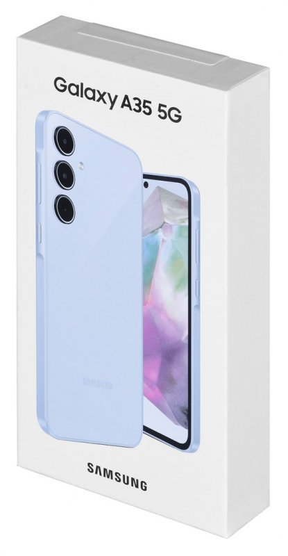Samsung Galaxy A35 5G 16,8 cm (6.6&quot;) Hybrid Dual SIM Android 14 USB Type-C 8 GB 256 GB 5000 mAh Niebieski