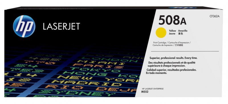 TONER CARTRIDGE 508A YELLOW/.