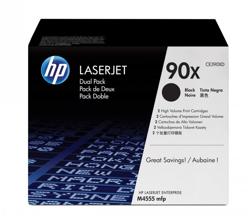 Toner HP (CE390XD) No 90X HP90X Dwupak HP 90X wkład (CE390XD)