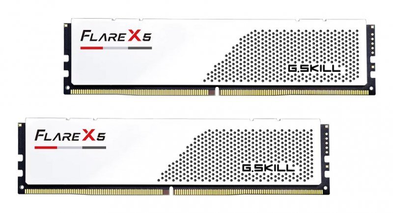 Zestaw RAM G.Skill DIMM 32 GB DDR5-6000 2x 16 Dual-Kit biały F5-6000J2836G16GX2-FX5W Flare X5