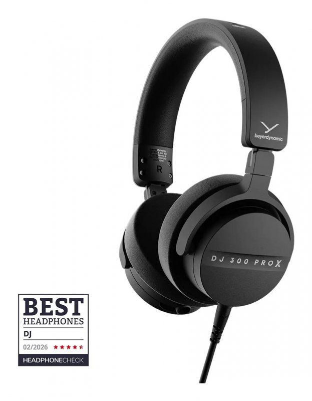 Beyerdynamic DJ 300 Pro X - profesjonalne słuchawki DJ-skie z dwoma kompletami nausznic