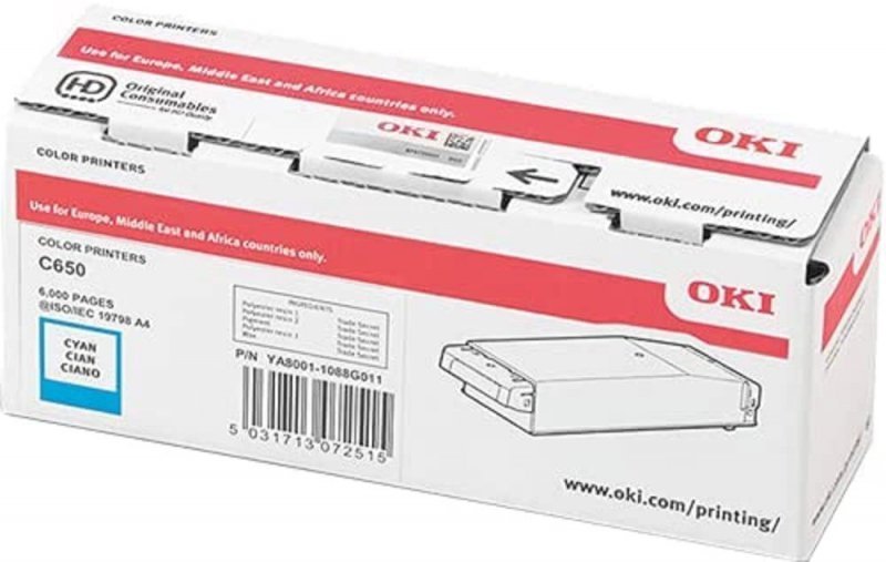 OKI 09006127 kaseta z tonerem 1 szt. Oryginalny Cyjan