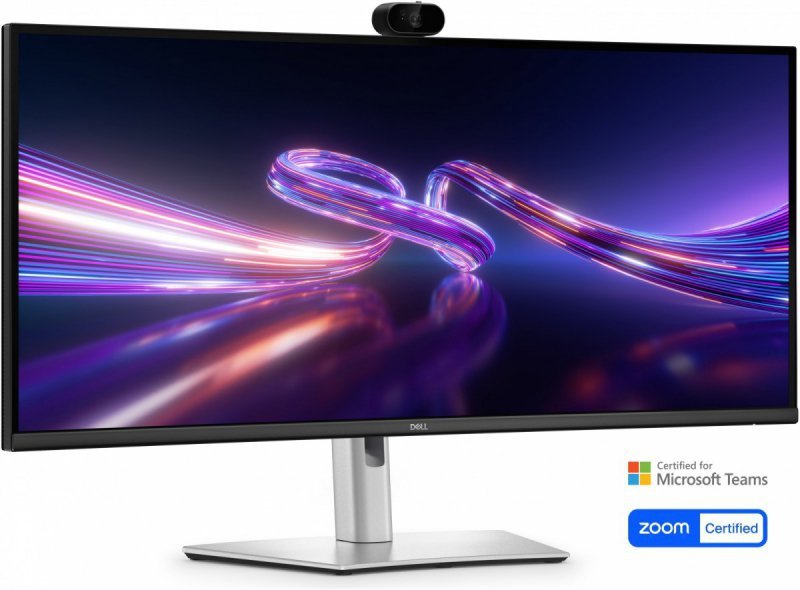 Dell Monitor P3426WEV 34 cale IPS Curved WQHD (3440x1440)/21:9/HDMI/DP/4xUSB/2xUSB-C/RJ45/Camera/3Y