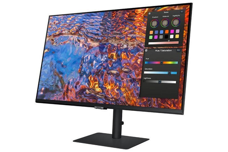 Samsung Monitor 32 cale ViewFinity S80PX IPS 3840x2160 UHD 16:9 1xHDMI 1xDP 1xUSB-C (90W) 3xUSB 3.0 LAN 5ms PinP/PbyP 60Hz HAS+PIV płaski 3YOn-Site