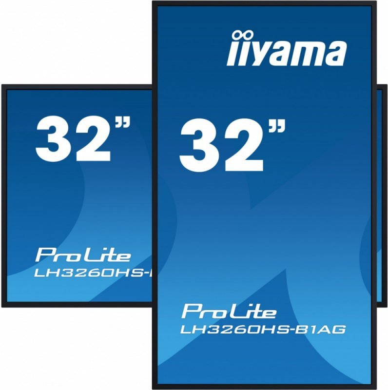 IIYAMA Monitor wielkoformatowy 31.5 cala LH3260HS-B1AG matowy 24h/7  500(cd/m2) VA 1920 x 1080 FHD Android.11 Wifi CMS(iiSignage