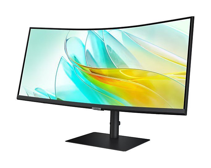 Samsung Monitor 34 cale ViewFinity S65UA VA 3440x1440 UWQHD 21:9 1xHDMI 1xDP 1xUSB-C(90W) 3xUSB 3.0 LAN (RJ45) 5ms 100Hz HAS+PIV