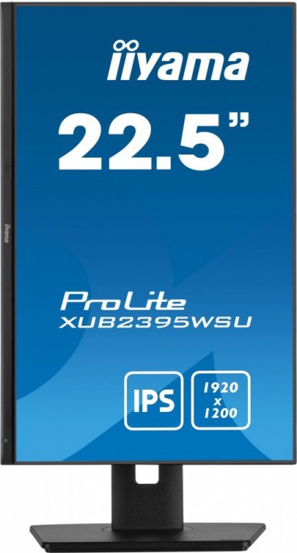 IIYAMA Monitor 22.5 cala XUB2395WSU-B5 IPS, PIVOT, 1920x1200, DP, HDMI, VGA, 16:10, 2xUSB, 2x2W, Freesync, HAS(150mm)