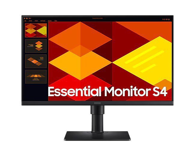 Samsung Monitor 24 cale S40GD IPS 1920x1080 FHD 16:9 2xHDMI 1xDP 2xUSB-A 2.0 1xUSB-B 5ms 100Hz HAS+PIV głośniki płaski 3YOn-Site
