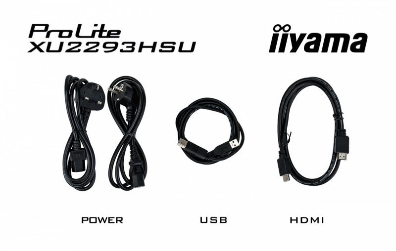IIYAMA Monitor 22 cale XU2293HSU-B7,IPS,100Hz,FHD,HDMI,DP,300cd