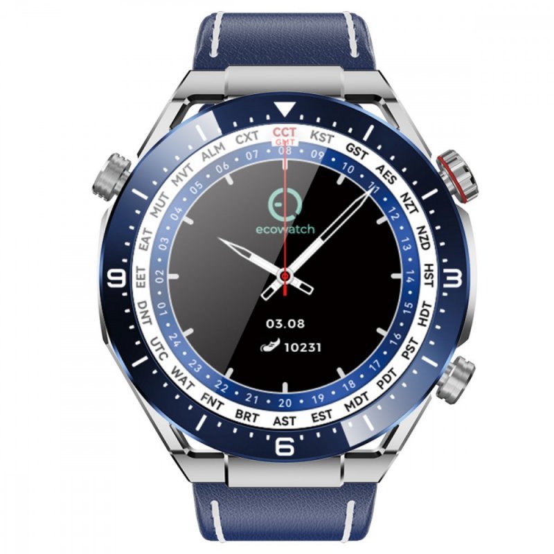 EcoWatch Smartwatch EW01 srebrny