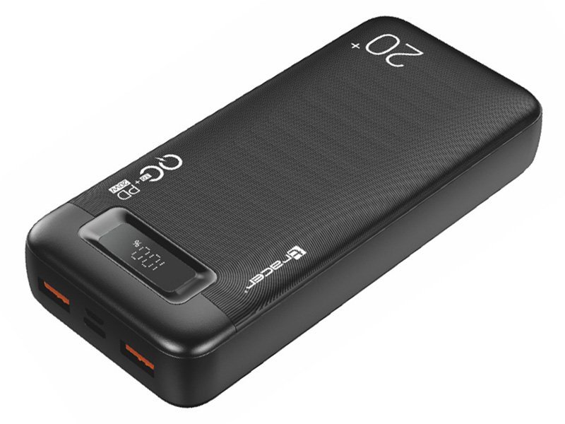 Power bank TRACER VoltX 20000mAh PD+OC3.0 22.5W BK