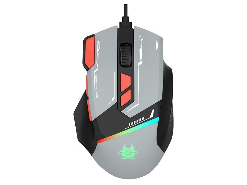 Mysz TRACER GAMEZONE SPECTRA GREY RGB USB