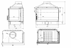 Wkład kominkowy żeliwny DORAKO ECO MAX 7 R basic