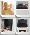Piecyk na pellet Perla 7 kW kafel - Cadel