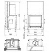 Wkład kominkowy DORAKO Linea V 810