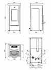 Piec na pellet La Nordica Extraflame DAHIANA VFS