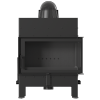 Kominek powietrzny stalowy FLOKI M prawy 10 kW Ø 200