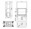 Wkład kominkowy DORAKO Linea DF V 1190