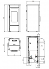 Piec na pellet La Nordica Extraflame MARINA IDRO H13