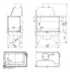 Wkład kominkowy DORAKO ECO iLINE 5172 L