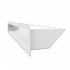 Kratka kominkowa LUFT biały 9x60