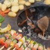 Palenisko-grill ogrodowy Artiss G4 corten